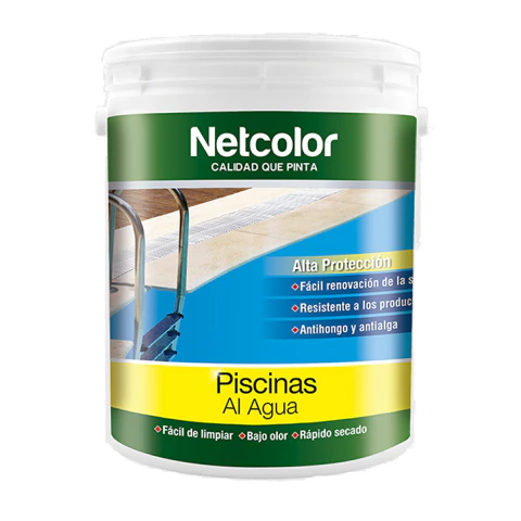 Pintura al Agua para Piscinas y Piletas Netcolor