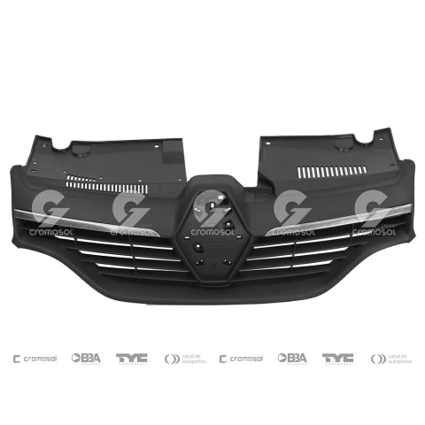 Rejilla central Renault Logan F3-I 14/18 Superior con vira cromada