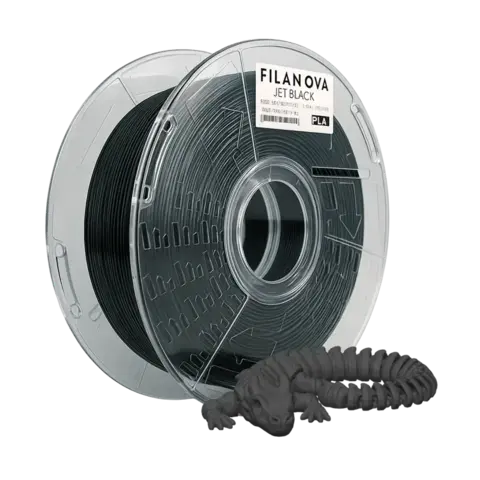 Filamento Filanova PLA negro 1 kg