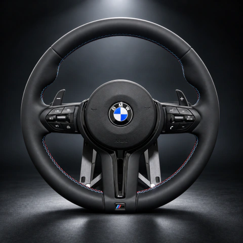 Volante Esportivo BMW M3 F80/F Black Couro BM-03