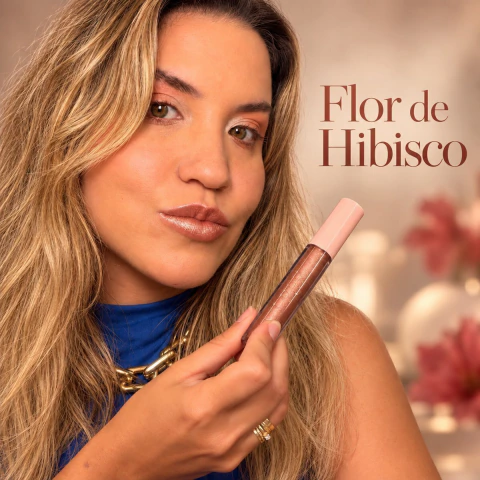 Gloss Labial Coco Palm Flor de Hibisco – Efeito Espelhado