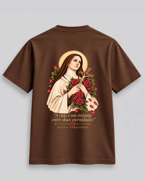 Camiseta Santa Teresinha | Linha Suedine