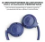 Fone De Ouvido Bluetooth Sem Fio Tune 530 Jbl - Azul Azul