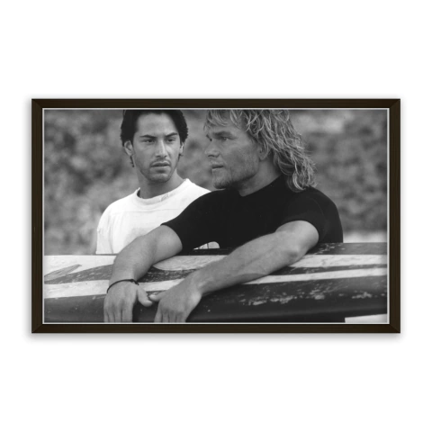 Keanu Reeves y Patrick Swayze - cuadros en lienzo y papel fotográfico 
