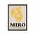 Miró yellow - cuadros en lienzo y papel fotográfico 
