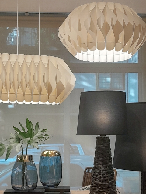 LAMPARA COLGANTE LAMINADO BLANCO 50