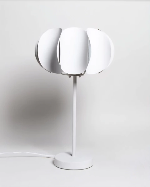 LAMPARA DE MESA DISCO TEXTURE OFFWHITE - comprar online