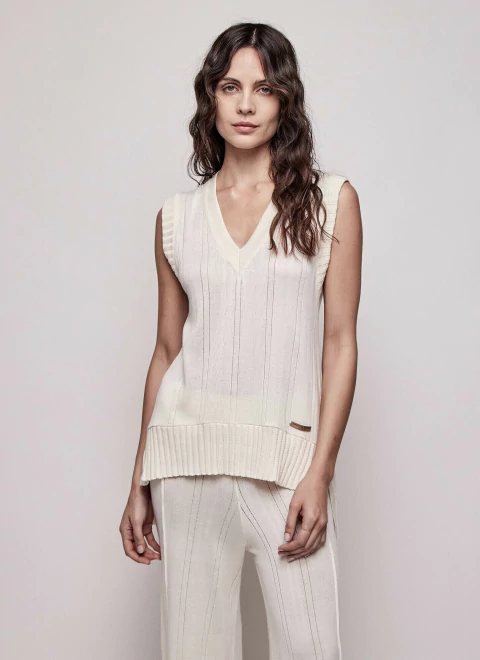 CHALECO ESCOTE V ART 3612VIS/3612LX / 3612LIN /3612ALG/ (OPCION EN VS MATERIALES)