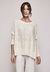 SWEATER REMERA M LARGA ESCOTE V ART 3620LIN EN LINO