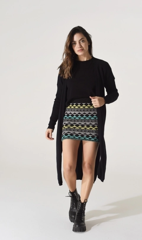 FALDA LAPIZ EN JACKARD ART 1519