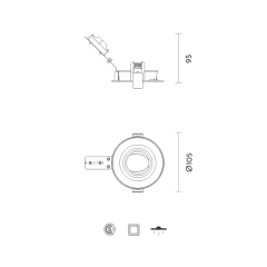 CADIO 2.0 CON BAFLE - Lumishop Iluminación