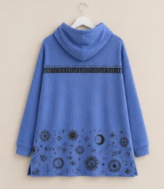 Poleron Martina Azulino GALAXIA - comprar online