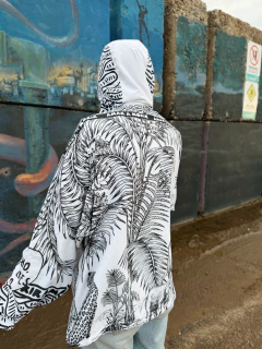 ANORAK CUORE Rompeviento Safari B&N - amarAmorir