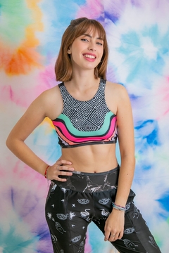 Top REVERSIBLE Simona Flower - tienda online