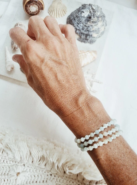 M i n i . AGUAMARINA . B L E S S . pulsera - comprar online