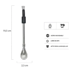 Bombilla Stanley Spoon BK (P1010302002) - comprar online