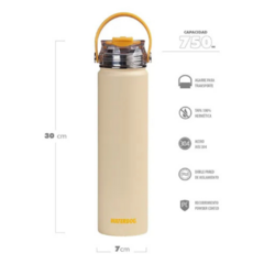 Botella térmica Waterdog AKWA 750YW (WAKWA750YW) - comprar online
