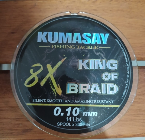 Nano filamento Kumasay 0.10 mm 14 Lbs 8 X x 300 metros