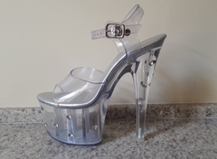 Imagem do SANDÁLIA CRISTAL AG160, SALTO 18 cm, sem strass