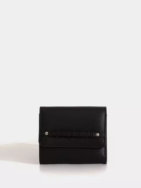 Billetera Chica NEGRO Con Aplique De Juanita Jo 30153 - - comprar online