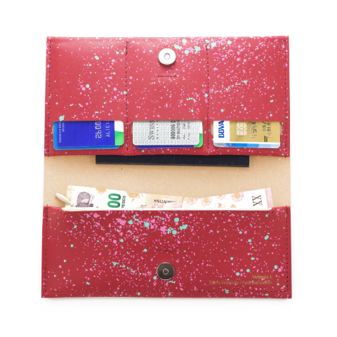 Billetera L Cosmos Magenta