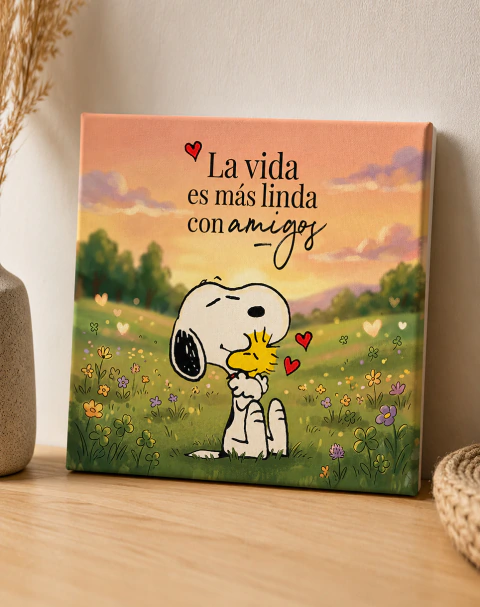 Amigos 01 -Cuadro Canvas