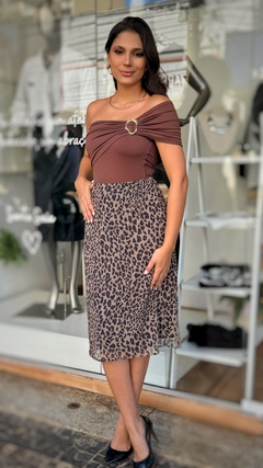 SAIA ANIMAL PRINT TULE - comprar online
