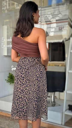 SAIA ANIMAL PRINT TULE na internet