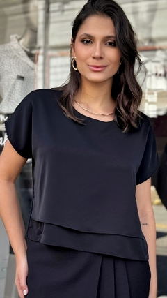 Blusa Camila Preta - Santa Saia