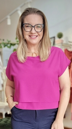 Blusa Camila Fúcsia - Santa Saia