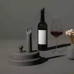 Bomba De Vacío Para Vinos Vacu Vin Wine Saver Loop Con Tapón - tienda online