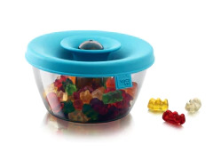 Frasco Hermético Vacu Vin Popsome 450ml cierre hermético silicona para Azúcar, Especias, etc