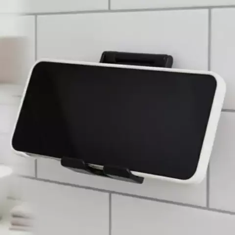 Suporte de Celular para Banheiro e Cozinha com Adesivo Fixa Forte - Suporte de Parede sem Furo - comprar online