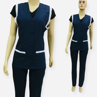 AVENTAL PROFESSORA CAVADO EM OXFORD REF.316 - comprar online