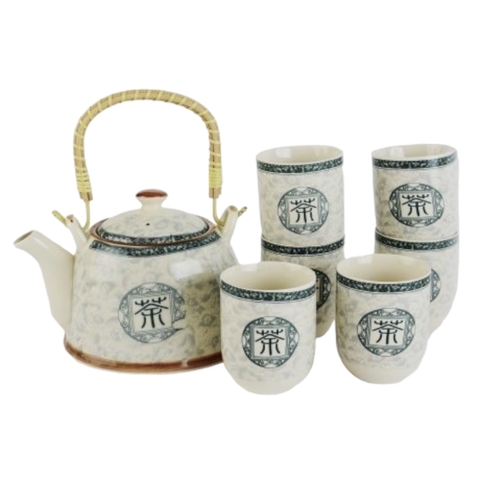 Juego de te con 6  Cuencos