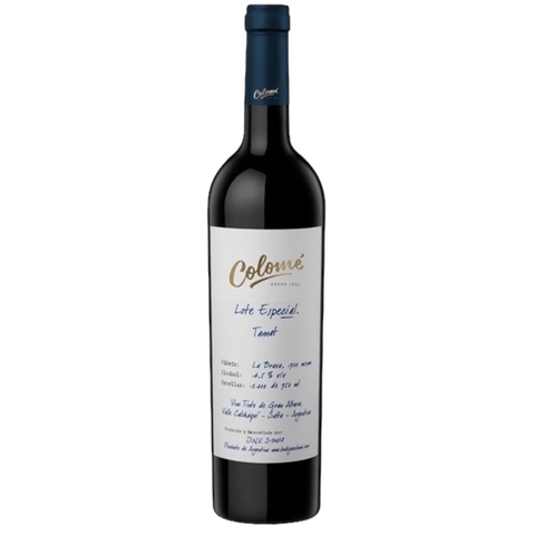Colome Lote Especial Tannat 2018 x750 ml