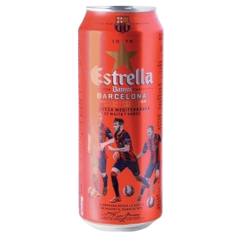 Estrella Damm Barça Lata x500 ml