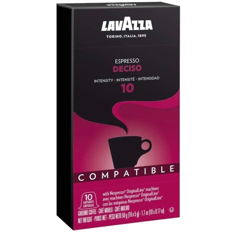 Cafe Deciso Lavazza x 10 Capsulas