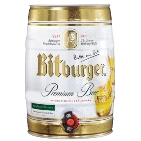 Bitburger Barril x5 lts
