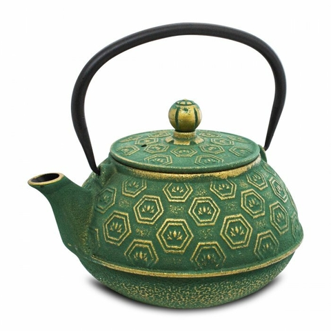 Tetera de Hierro FLOWER BLUE & GOLD x800ml