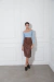FALDA GRETA CHOCOLATE