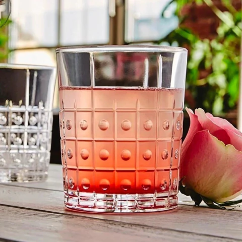 Vaso Agua / Campari / Vermouth / Tragos , VINTAGE X 6 Unidades Bormioli Rocco