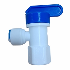 Torneira Cotovelo para Mangueira de 1/4" Rosca Fêmea 1/4" - Tanque Osmose