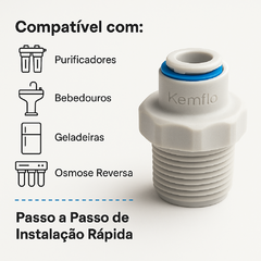 Kit Para Filtros E Purificador DE Água 1/4 - 6mm na internet