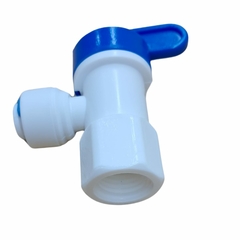 Torneira Cotovelo para Mangueira de 1/4" Rosca Fêmea 1/4" - Tanque Osmose na internet
