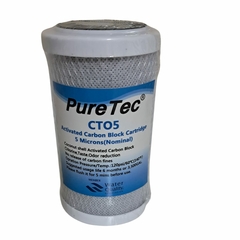 CARVAO ATIVADO COMPACTO PURE TEC 5" 5 MICRAS