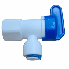 Torneira Cotovelo para Mangueira de 1/4" Rosca Fêmea 1/4" - Tanque Osmose - comprar online