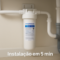 Carvão Ativado Hydronix CB-25-1010 • 10″×2½″ • 10 µm NSF - loja online