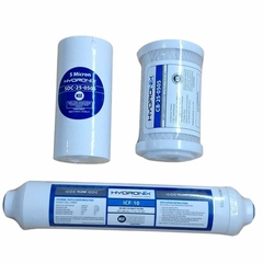 Kit Refil Filtro De Bancada Kemflo Duplimax 5" Exclusive Home Kemflo - Kemflo 