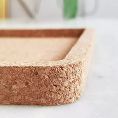 Quadrán 18 | Base cuadrada contenedora de corcho natural - tienda online